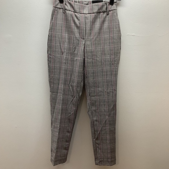 Jules & Leopold Size XS Checkered Pull On Slim Leg Ankle Length. New - Picture 1 of 7